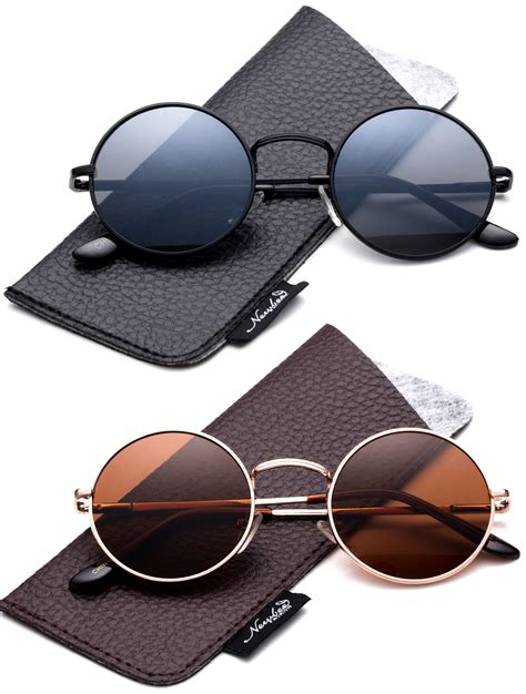 round polarised sunglasses|retro round polarized sunglasses.